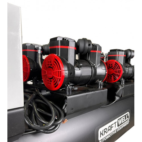 Компрессор поршневой безмасляный KraftWell KRW-AC1500-280L