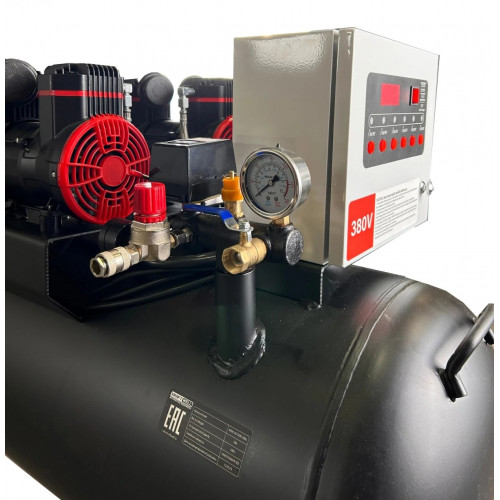 Компрессор поршневой безмасляный KraftWell KRW-AC1500-280L