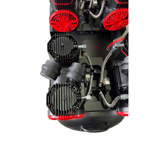 Компрессор поршневой безмасляный KraftWell KRW-AC1500-280L