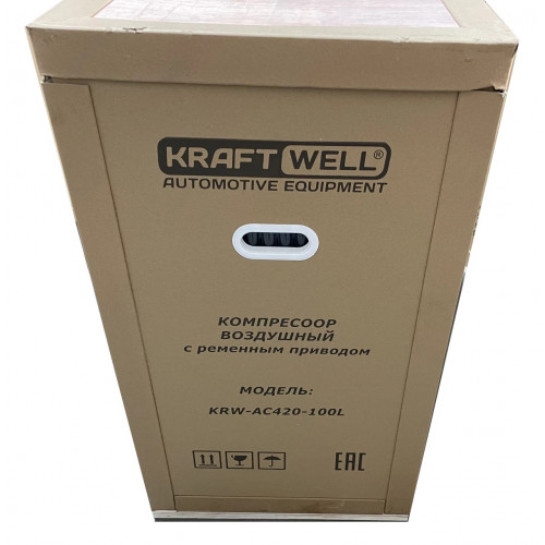 Компрессор поршневой KraftWell KRW-AC420-100L