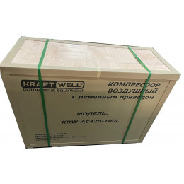 Компрессор поршневой KraftWell KRW-AC420-100L/220