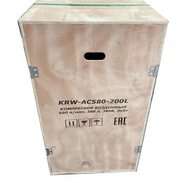 Компрессор поршневой KraftWell KRW-AC580-200L