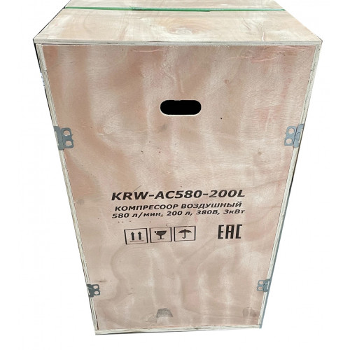 Компрессор поршневой KraftWell KRW-AC580-200L
