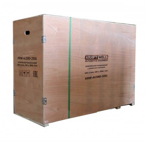 Компрессор поршневой KraftWell KRW-AC580-200L