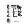 Вертикально-сверлильный станок Optimum OPTIdrill B 34HV (220В)