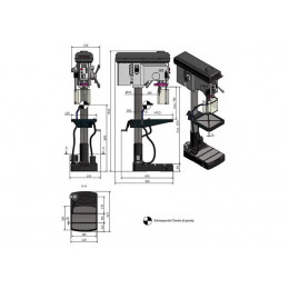 Вертикально-сверлильный станок Optimum OPTIdrill B 34HV (220В)