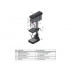 Вертикально-сверлильный станок Optimum OPTIdrill B 34HV (220В)