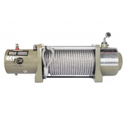 Лебедка автомобильная электрическая TOR ЛА S10000 (4536 кг x 28 м, 24В)