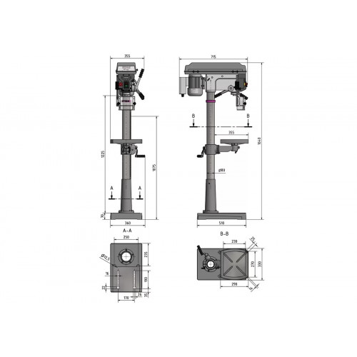 Настольный вертикально-сверлильный станок Optimum OPTIdrill D 23Pro (380В)
