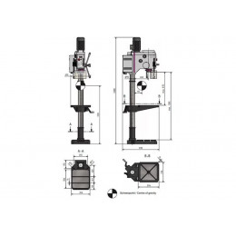 Вертикально-сверлильный станок Optimum OPTIdrill DH 28GSV