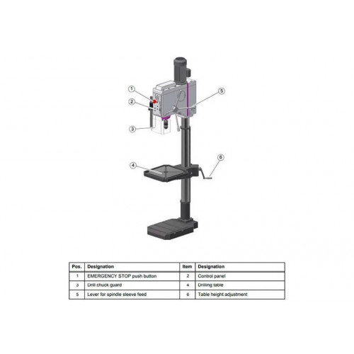 Вертикально-сверлильный станок Optimum OPTIdrill DH 28GSV