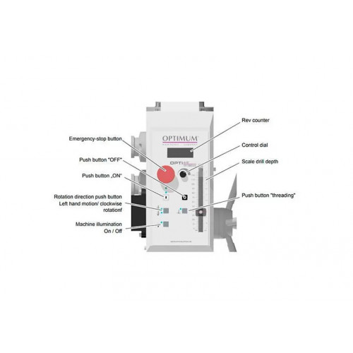 Вертикально-сверлильный станок Optimum OPTIdrill DH 28GSV