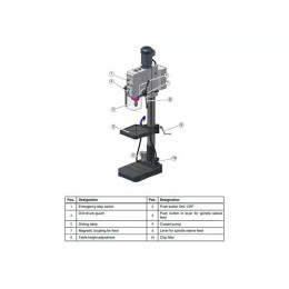 Вертикально-сверлильный станок Optimum OPTIdrill DH 32GS