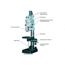Вертикально-сверлильный станок Optimum OPTIdrill B 50GSM