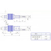 Балочный тензодатчик УРАЛВЕС К-Б-14А 250кг