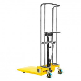 Штабелер ручной гидравлический SMARTLIFT PJ4150 (400 кг; 1,5 м; с вилами и площадкой)
