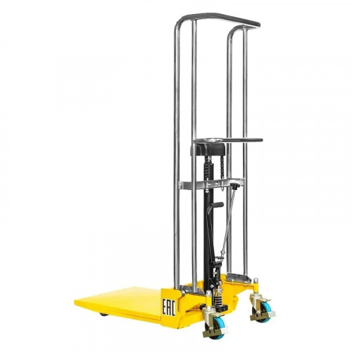 Штабелер ручной гидравлический SMARTLIFT PJ4150 (400 кг; 1,5 м; с вилами и площадкой)