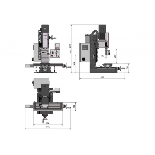 Сверлильно-фрезерный станок Optimum OPTImill MH 25V