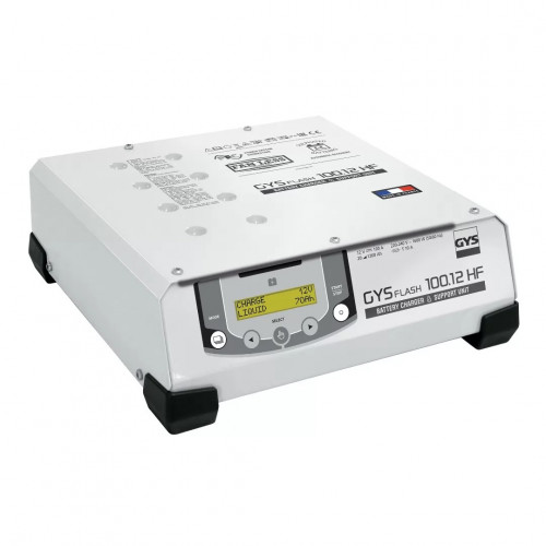 Зарядное устройство GYS Gysflash 100.12 HF с кабелями 5 м (12 В, 1500 Вт, 100 А, 6,1 кг)