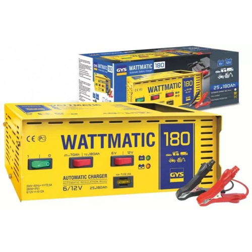 Зарядное устройство GYS Wattmatic 180 (6/12 В, 260 Вт, 18 А, 6,3 кг)