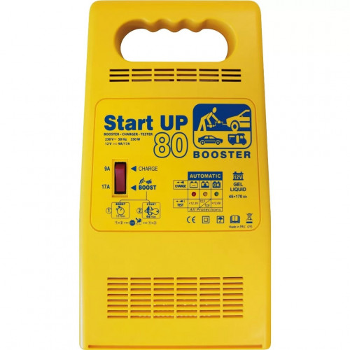 Пуско-зарядное устройство GYS START UP 80 (12 В, 350 Вт, 50/17 А, 4,4 кг)