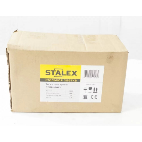 Тиски слесарные Stalex "Горилла" 100 х 75 мм