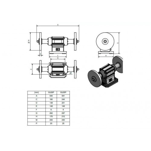 Полировальный станок Optimum OPTIpolish GU 25P