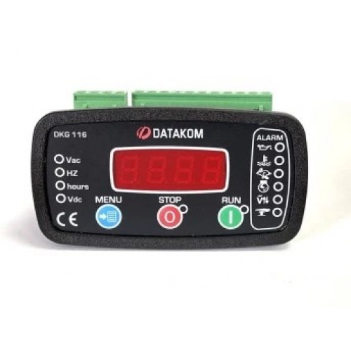 Ручной и удаленный запуск генератора Datakom DKG-116 12V