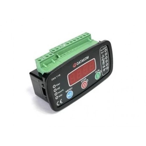 Ручной и удаленный запуск генератора Datakom DKG-116 12V