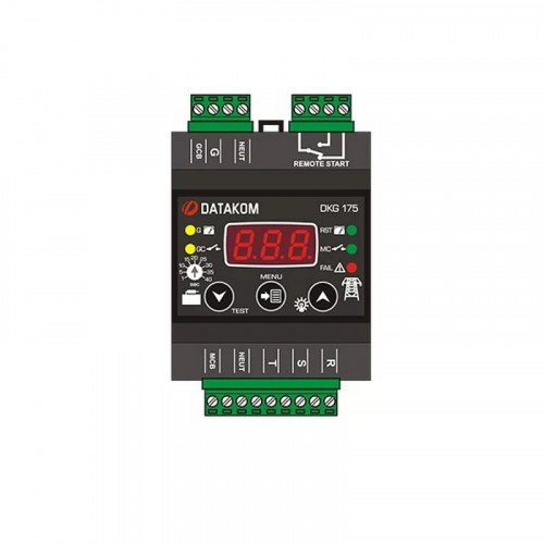 Автоматическое переключение сети Datakom DKG-175 din rail (монтаж на DIN-рейку, программируемый)
