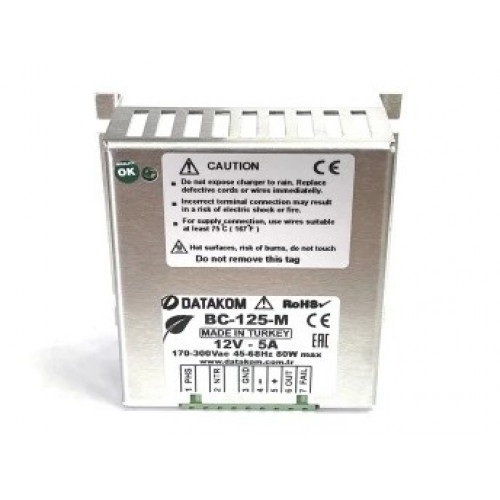 Зарядное устройство Datakom BC-125-M (12В, 5А, 220-240В)