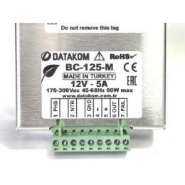 Зарядное устройство Datakom BC-125-M (12В, 5А, 220-240В)