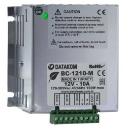 Зарядное устройство Datakom BC-1210-M (12В, 10А, 220-240В)
