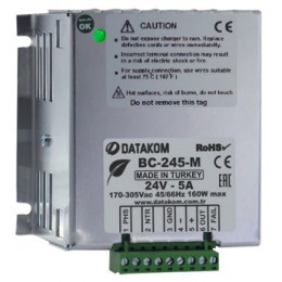 Зарядное устройство Datakom BC-245-M (24В, 5А, 220-240В)