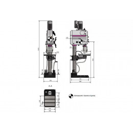 Вертикально-сверлильный станок Optimum OPTIdrill DH 45V