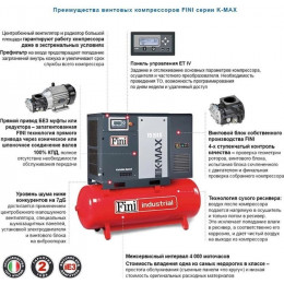 Винтовой компрессор FINI K-MAX 1510 (без ресивера с прямым приводом)