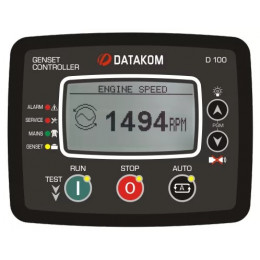 Контроллер для генератора Datakom D-100 MK2 J1939 (подогрев дисплея)