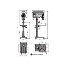 Вертикально-сверлильный станок Optimum OPTIdrill D 33Pro