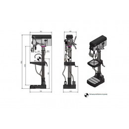 Вертикально-сверлильный станок Optimum OPTIdrill B 28HV (220В)