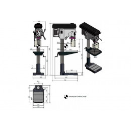 Вертикально-сверлильный станок Optimum OPTIdrill B 34H (380В)