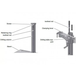 Настольный вертикально-сверлильный станок Optimum OPTIdrill B17PRO Basic