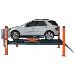 Подъёмник четырёхстоечный Everlift 6435V2.BWF.48L.40T.E (г/п 4 т, 4800 мм) для сход-развала