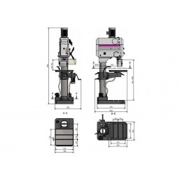 Вертикально-сверлильный станок Optimum OPTIdrill DH 55G