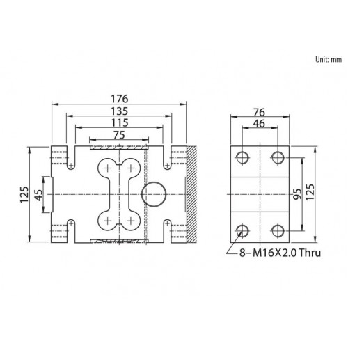 Алюминиевый тензодатчик CAS BCH-500L