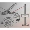 Прибор контроля и регулировки света фар TopAuto HBA24D/L2 усиленный с поворотной стойкой