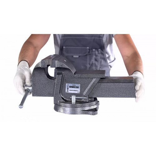 Тиски слесарные вращающиеся KraftWell KRW0200 200 мм