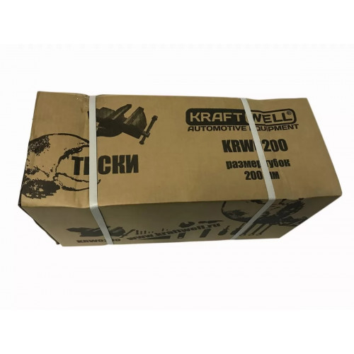 Тиски слесарные вращающиеся KraftWell KRW0200 200 мм