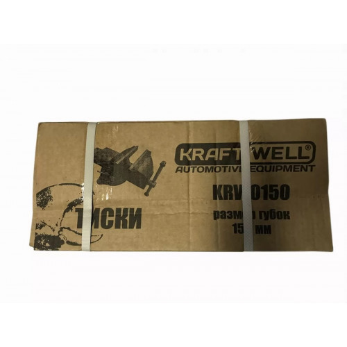 Тиски слесарные вращающиеся KraftWell KRW0150 150 мм