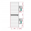 Покрасочная камера KraftWell KRW1555-MD 15 х 5 х 5 м, 84 000 м3/ч