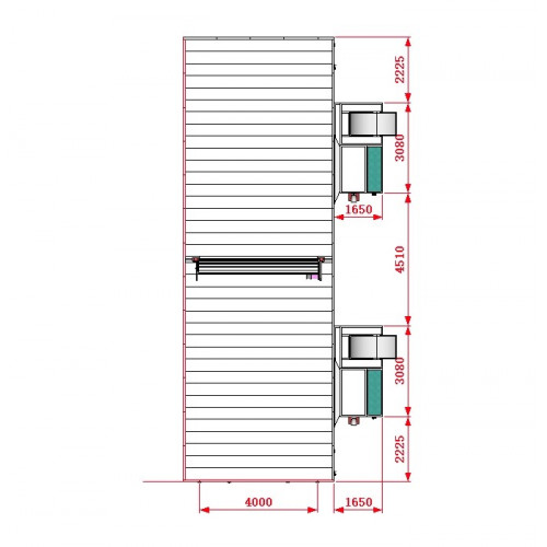Покрасочная камера KraftWell KRW1555-MD 15 х 5 х 5 м, 84 000 м3/ч